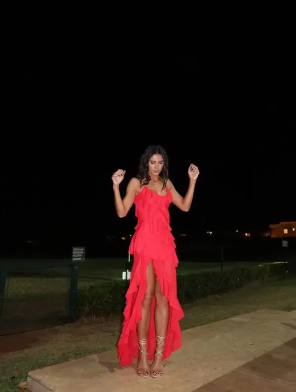 Imagem de Vestido Midi Vermelho - Renata