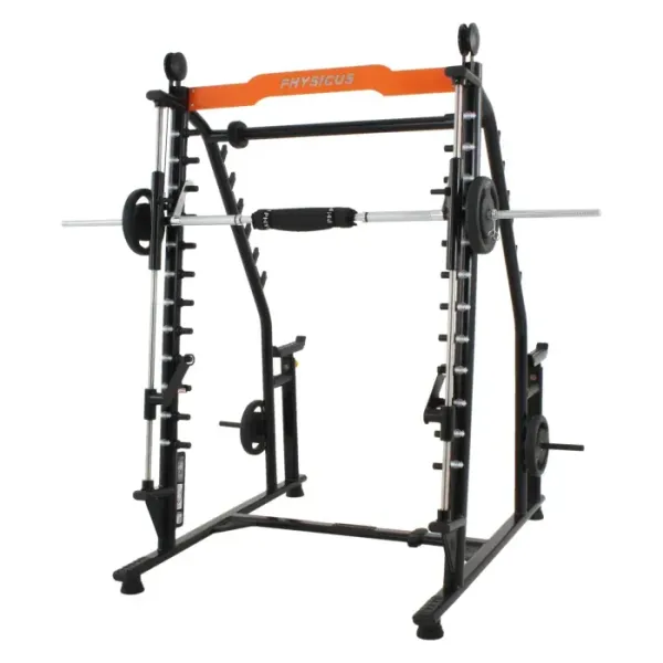 Imagem do produto Barra Guiada com Suporte de Agachamento Linha Compacta