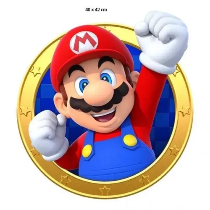 Imagem de Adesivo do Mario com o Luigi e Yoshi