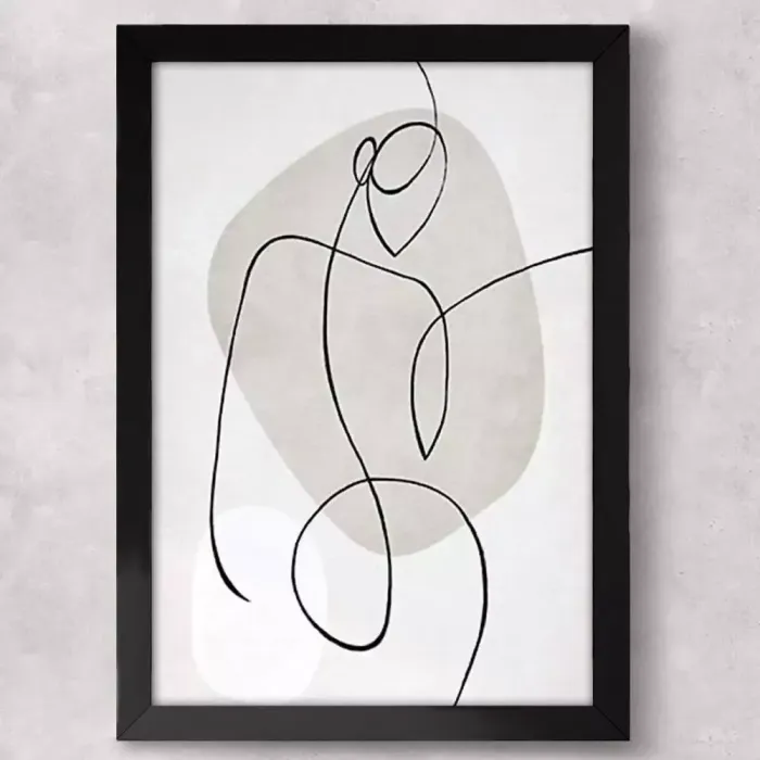 Imagem de Quadro Decorativo Minimalista Abstrato