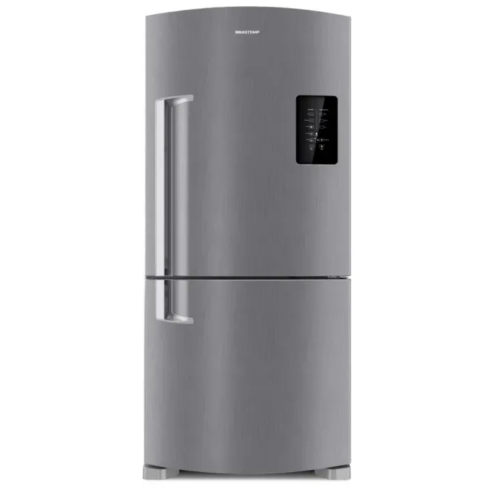 Imagem de Geladeira Frost Free 554 Litros 220V na Cor metalizada. Alta duração e pouco gasto de energias