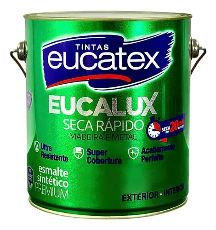 Imagem de ESMALTE SINTÉTICO EUCALUX AZUL DEL REY BRILHANTE 3,6 LTS - PREMIUM - EUCATEX