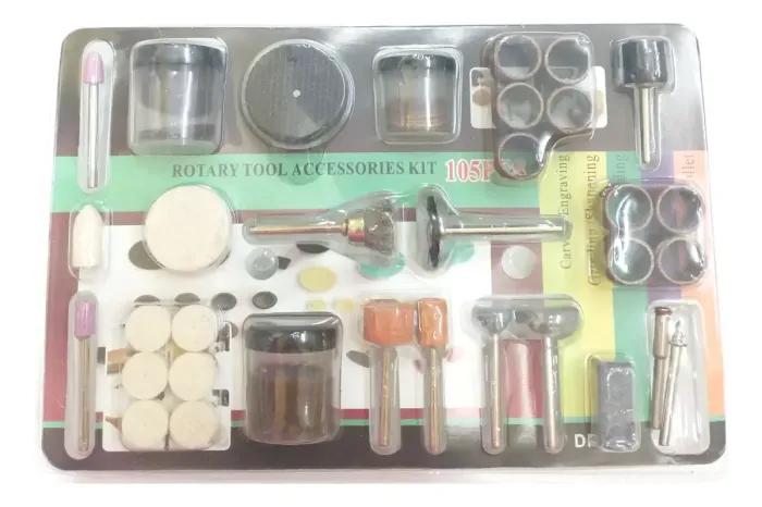 Imagem de Kit 105 Peças Acessórios para Motores de Suspensão e Micro Retífica