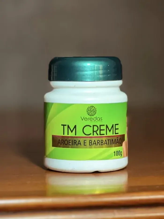 Imagem de Creme Facial Seca Espinha Tm Veredas Aroeira e Barbatimão 100g