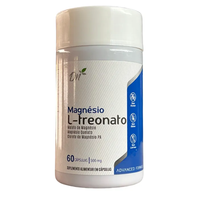Imagem de Magnésio L-Treonato - Fórmula Avançada (50 Cápsulas) | Melhora Memória, Sono e Funções Cerebrais