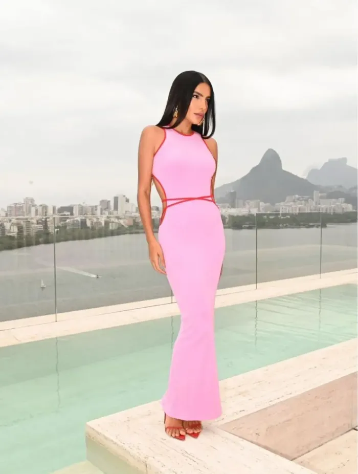 Imagem de VESTIDO ROSA KATIA - CLOUDE