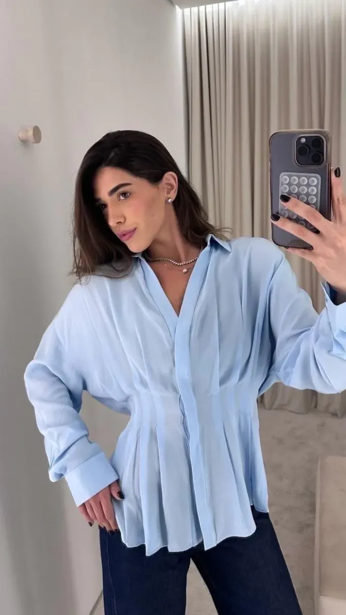 Imagem de CAMISA AZUL LUMA - CLOUDE