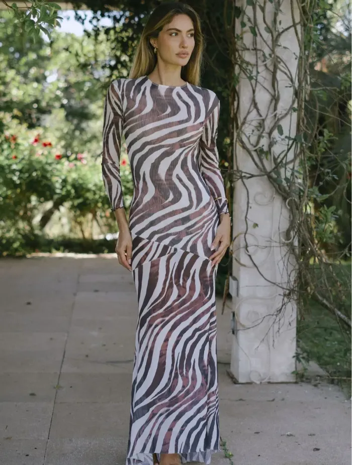 Imagem de VESTIDO NADIA ZEBRA - CLOUDE