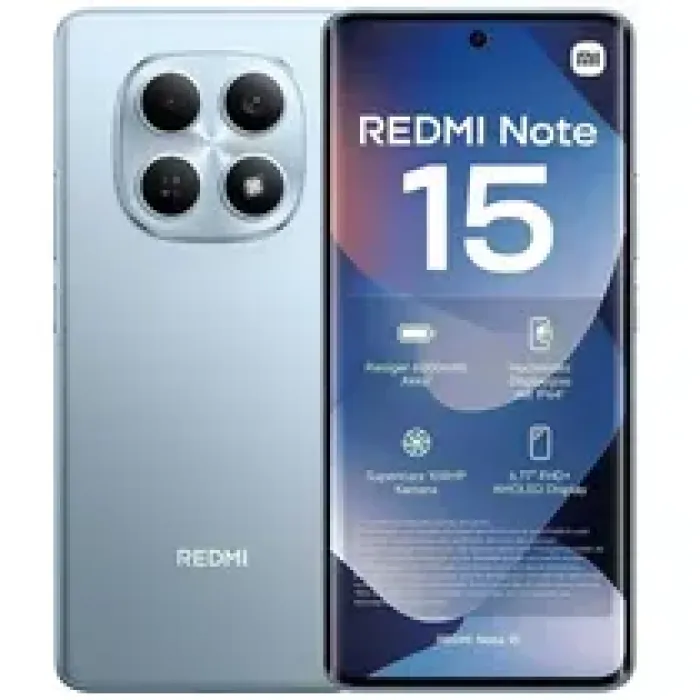 Imagem de Smartphone Xiaomi Redmi Note 15 6GB RAM 128GB Global 6.77" - Glacier Azul | Atacado Imports Oficial