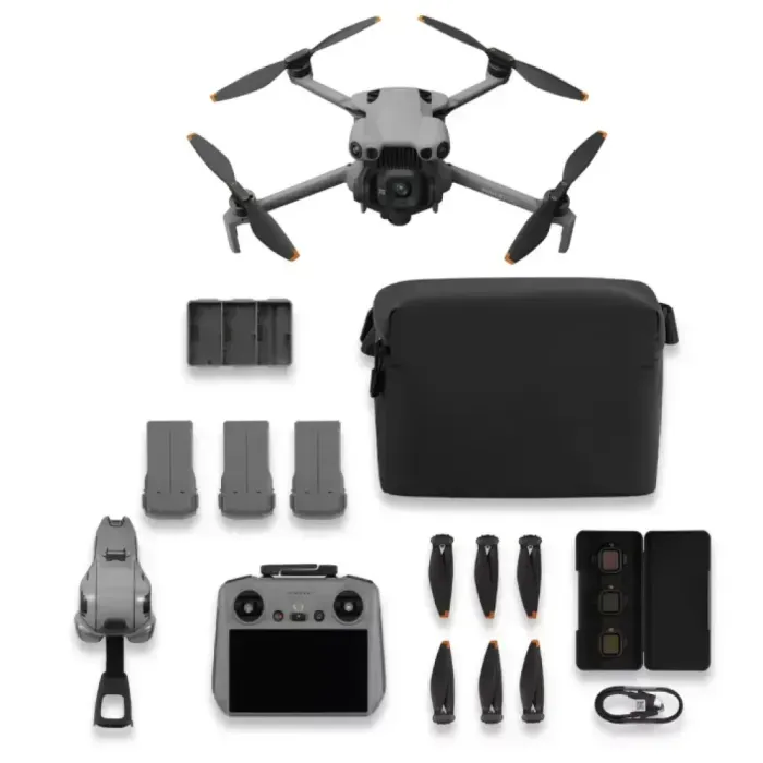 Imagem de Drone DJI Mini 5 Pro Fly More Combo Plus 4K (Dji Rc 2) com GPS - Cinza Claro