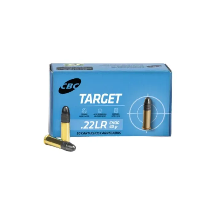 Imagem de CARTUCHO .22 LR CHOG 40GR TARGET CBC
