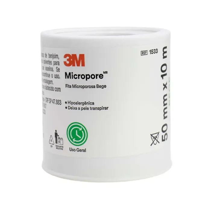 Imagem de [n] FITA MICROPORE  50 X 10 COR PELE 3M