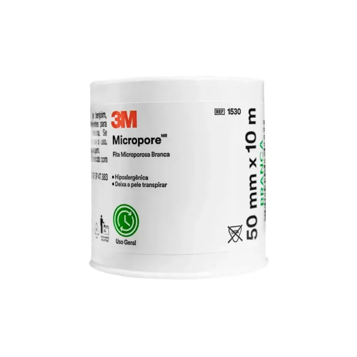 Imagem de [n] FITA MICROPORE  50 X 10 BRANCO 3M.