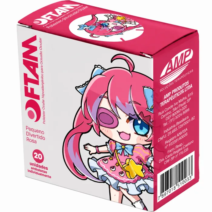 Imagem de OFTAM PQ DIVERTIDO ROSA C/20 UNIDADES
