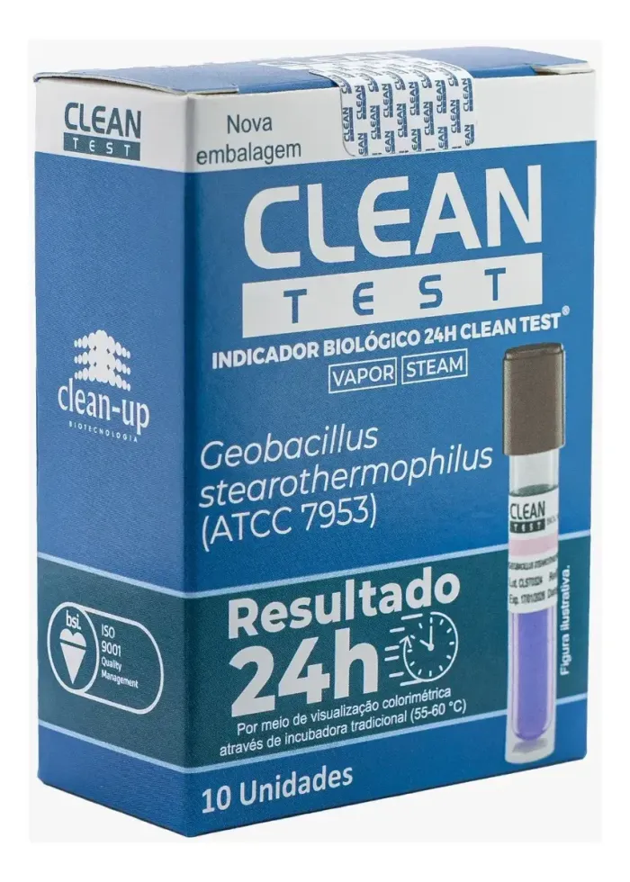 Imagem de CLEAN TEST IND BIO 10^5 VAPOR - CX 10 UNID