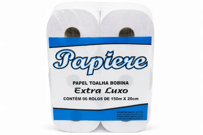 Imagem de PAPEL TOALHA BOBINA EXTRA LUXO FD C/6X150MT