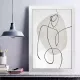 Imagem adicional 1 do item Quadro Decorativo Minimalista Abstrato