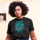 Imagem adicional 1 do item Camiseta T-shirt Feminina Prime WOLFLIFE - Lobo Colorido