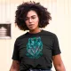 Imagem adicional 1 do item Camiseta T-shirt Feminina Prime WOLFLIFE - Lobo Colorido - MU1023