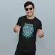 Imagem adicional 3 do item Camiseta T-shirt Masculina Prime WOLFLIFE - Lobo Colorido - MU1023