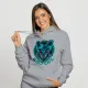 Imagem adicional 3 do item Moletom Canguru Feminino Quality WOLFLIFE - Lobo Colorido - MU1023