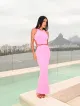Imagem adicional 1 do item Vestido Rosa Katia - Cloude