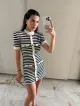 Imagem adicional 2 do item Vestido Listrado Célia - Cloude