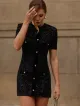 Imagem adicional 7 do item Vestido Preto Paetês - Júlia