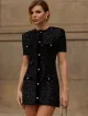 Imagem adicional 6 do item Vestido Preto Paetês - Júlia