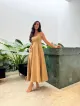 Imagem adicional 5 do item Vestido Linho Bege Anne - Cloude