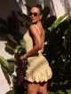 Imagem adicional 3 do item Vestido Amarelo Lurdes - Cloude