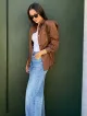 Imagem adicional 2 do item Camisa Marrom Lucélia - Cloude