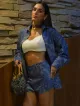Imagem adicional 2 do item Conjunto Estampado Jeans - Julie