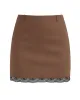 Imagem adicional 0 do item Saia Alfaiataria Marrom Esmeral