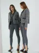Imagem adicional 1 do item Casaco Meryl Prata Lurex Tweed - Loubucca