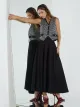 Imagem adicional 1 do item Colete Meryl Prata Tweed Lurex -  Loubucca