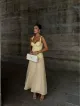 Imagem adicional 1 do item VESTIDO AMARELO PILAR - CLOUDE