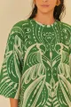 Imagem adicional 1 do item VESTIDO TSHIRT BIG RENDEIRA VERDE - FARM