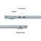 Imagem adicional 9 do item Notebook Apple MacBook Air 2026 Apple M5 / Memória 16GB / SSD 1TB / 13.6"