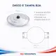 Imagem adicional 2 do item Bifeira Disco De Arado 43cm Com Borda 4cm e Tampa BJA