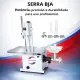 Imagem adicional 1 do item Mini Serra Fita Motor 1/2cv com Mesa Móvel e Moedor de Carne Boca 8 BJA