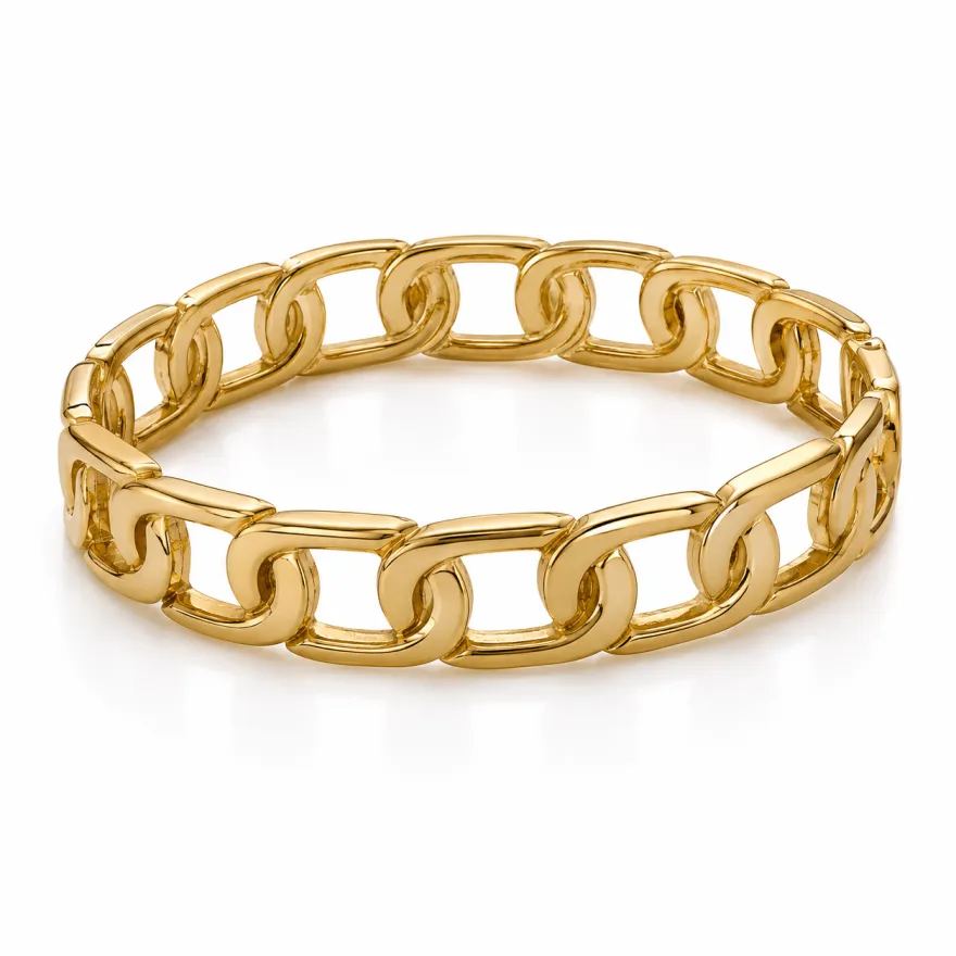 Imagem de Bracelete Elos Dourado
