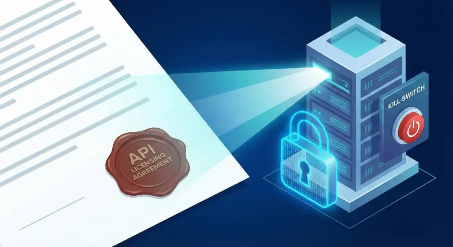 Contrato de API Licensing com Rate Limit e Revenue Share