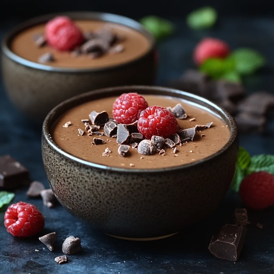 Imagem Mousse-de-chocolate