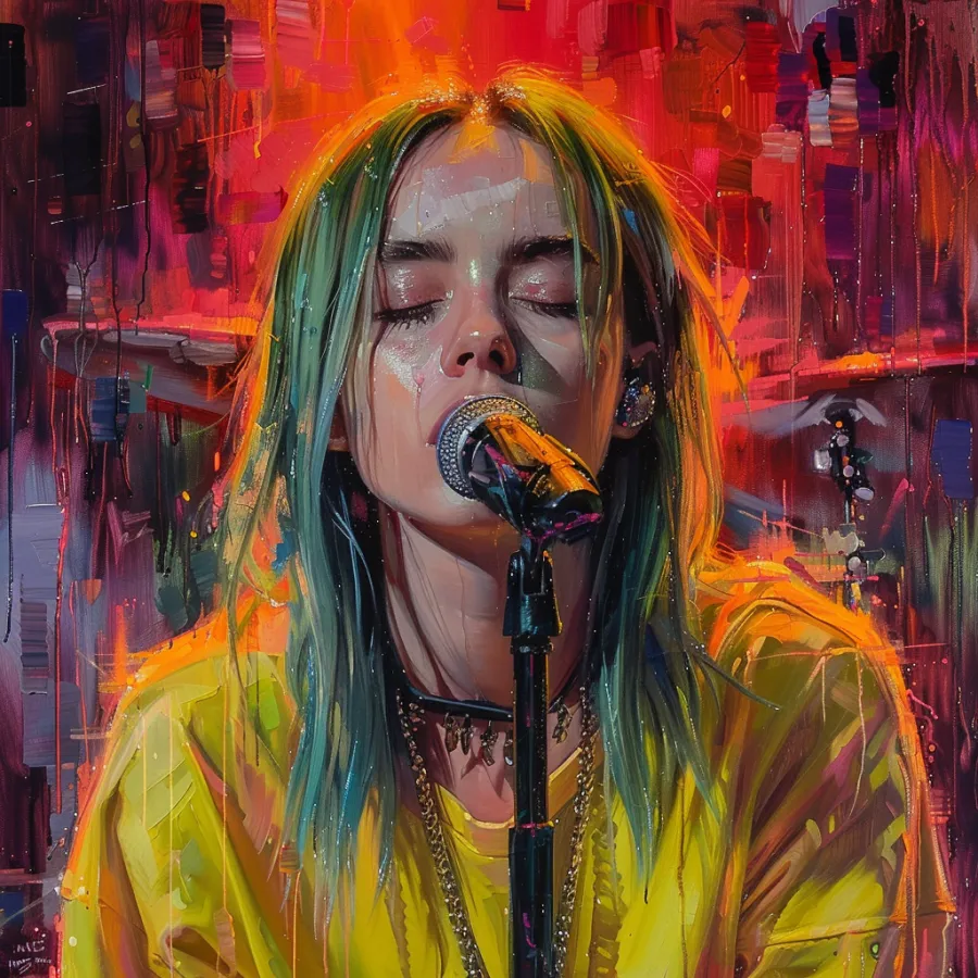 Imagem Billie-Eilish-Ícone-Vegana