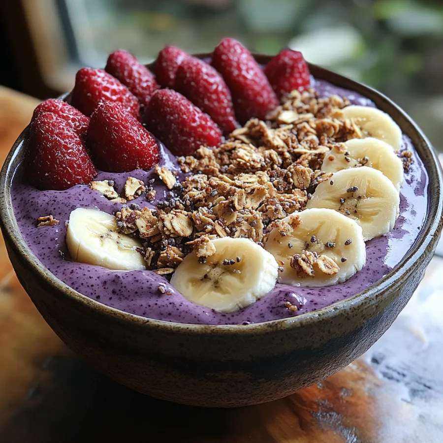 Imagem Bowl-de-açaí-com-banana-morango-e-granola