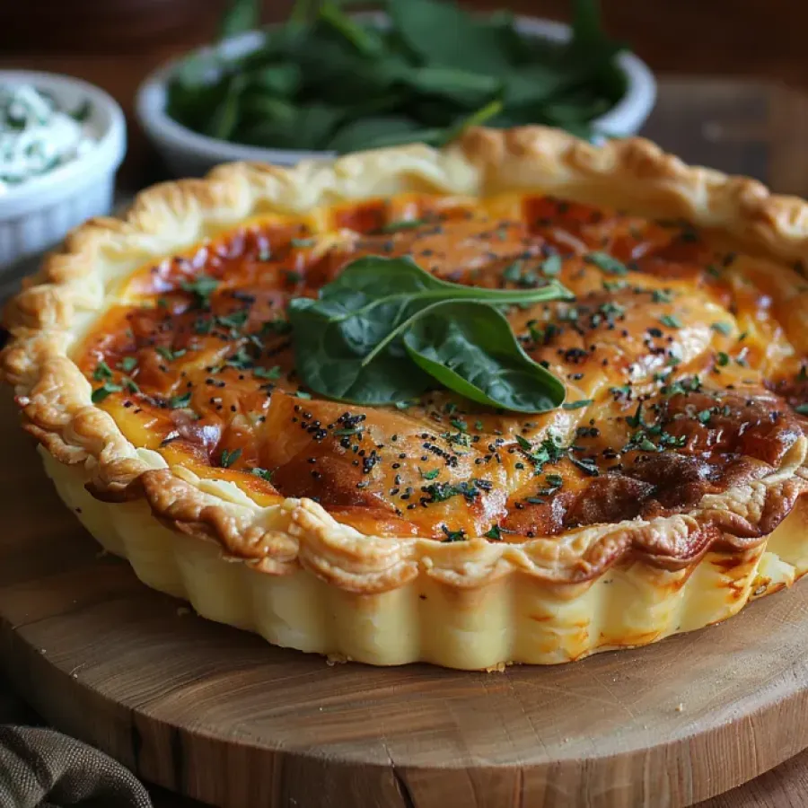 Imagem Quiche-de-Tofu-Alho-Poró-e-Espinafre