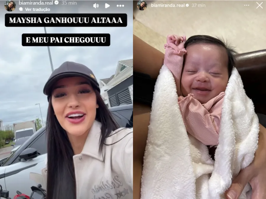 Imagem maysha-recebe-alta