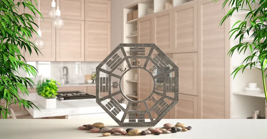 Ao aplicar o mapa sobre o layout da casa, é possível identificar quais ambientes influenciam diferentes áreas da vida e estimulá-las por meio da organização. Reprodução: Internet